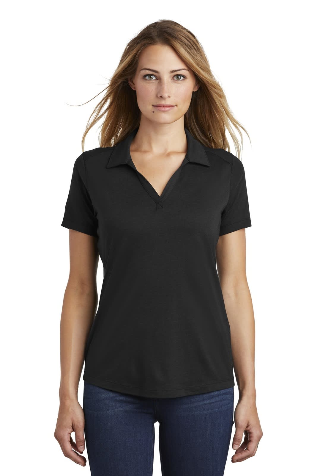 Sport-Tek  Ladies PosiCharge  Tri-Blend Wicking Polo