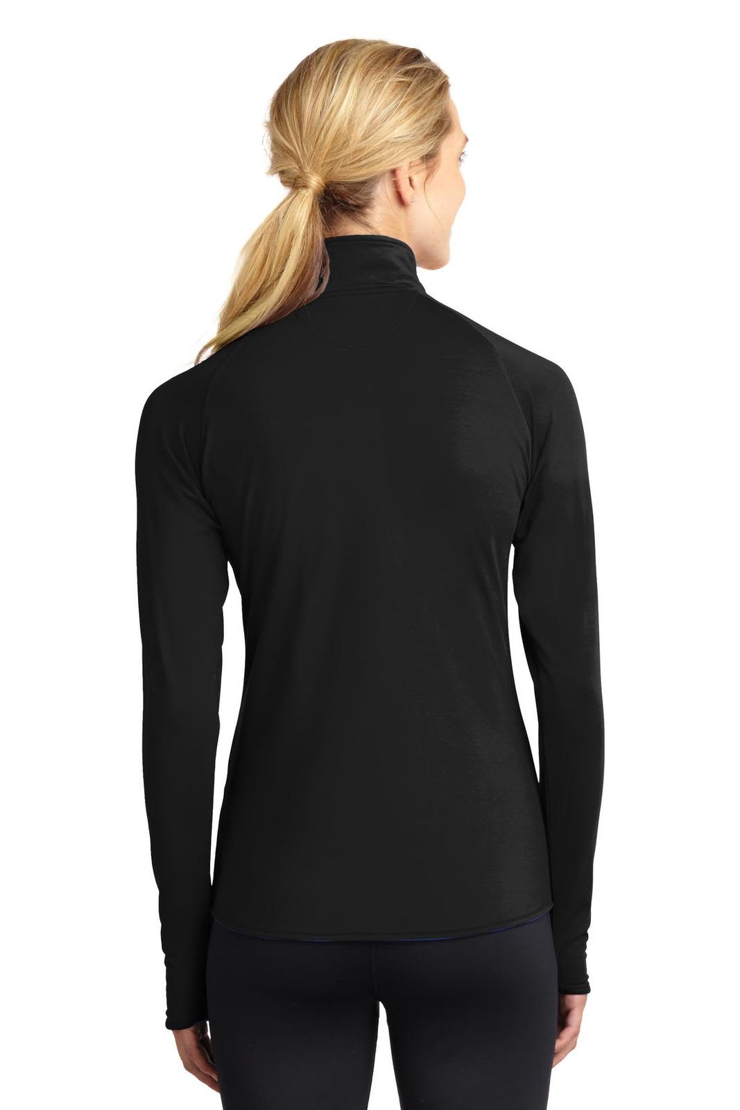 Sport-Tek Ladies Sport-Wick Stretch 1/2-Zip Pullover