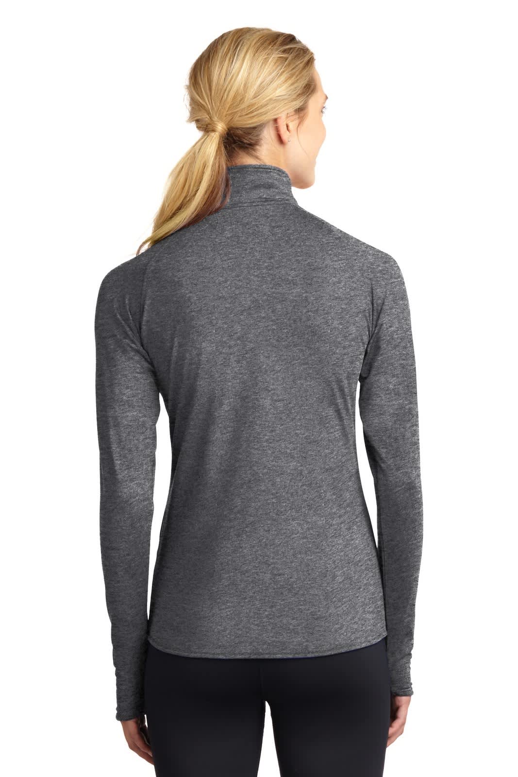 Sport-Tek Ladies Sport-Wick Stretch 1/2-Zip Pullover