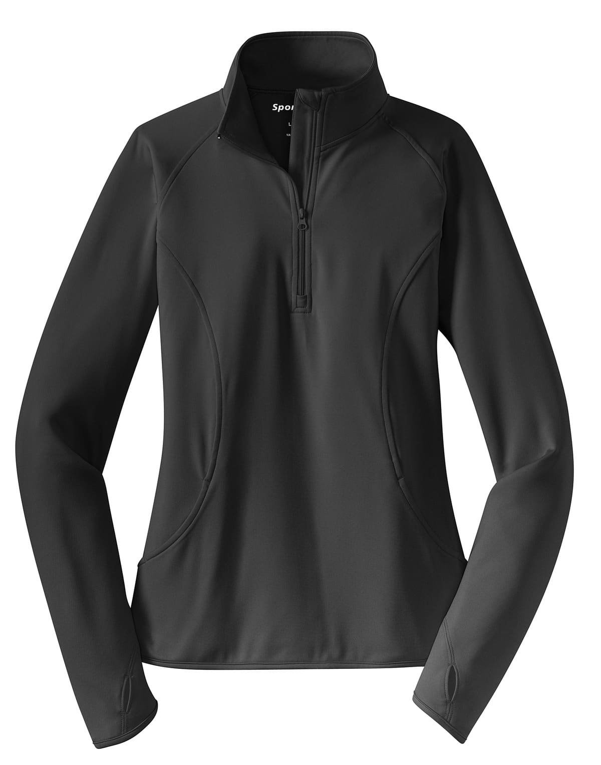 Sport-Tek Ladies Sport-Wick Stretch 1/2-Zip Pullover