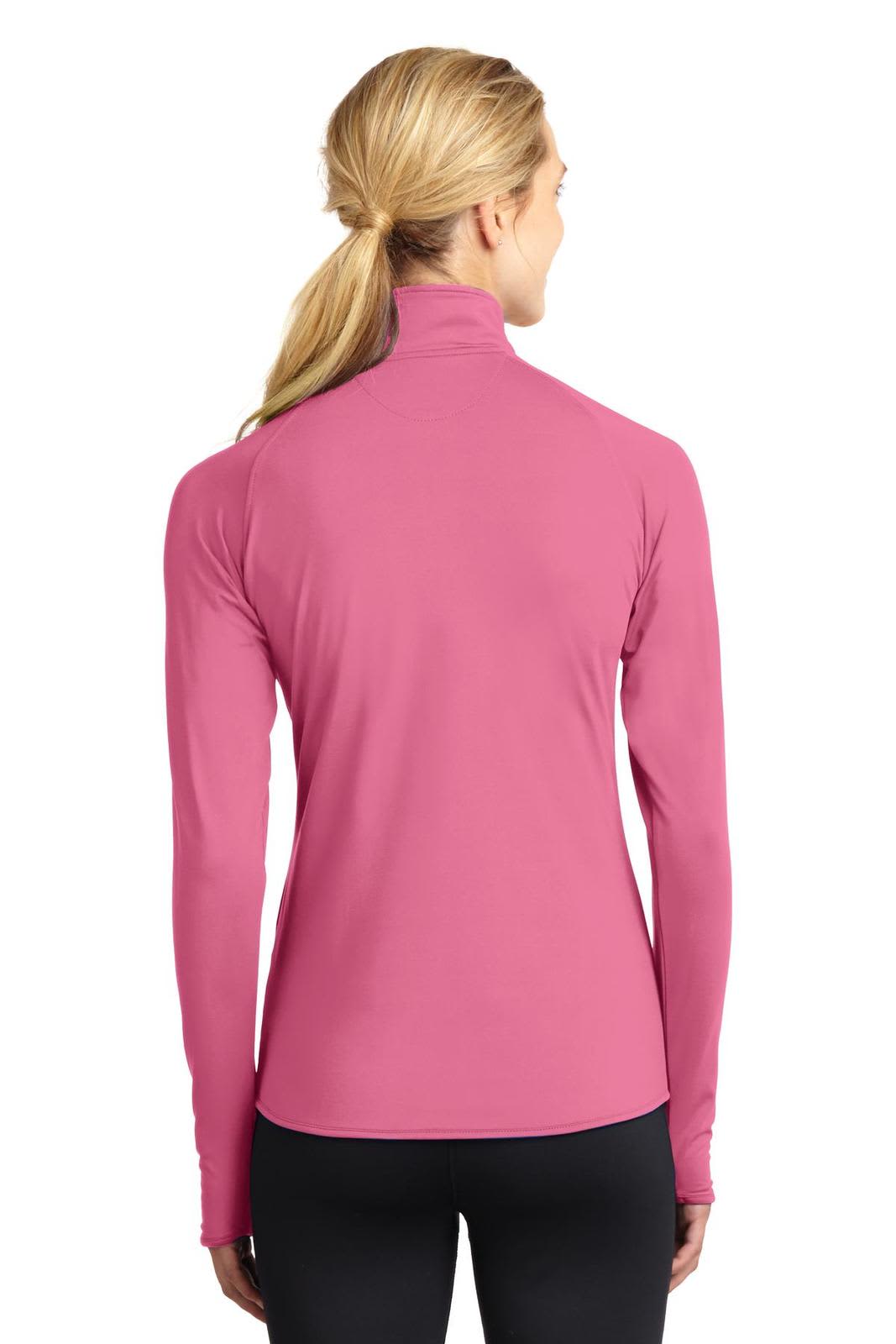 Sport-Tek Ladies Sport-Wick Stretch 1/2-Zip Pullover