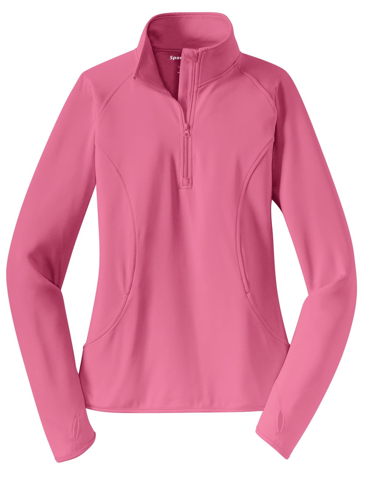 Sport-Tek Ladies Sport-Wick Stretch 1/2-Zip Pullover