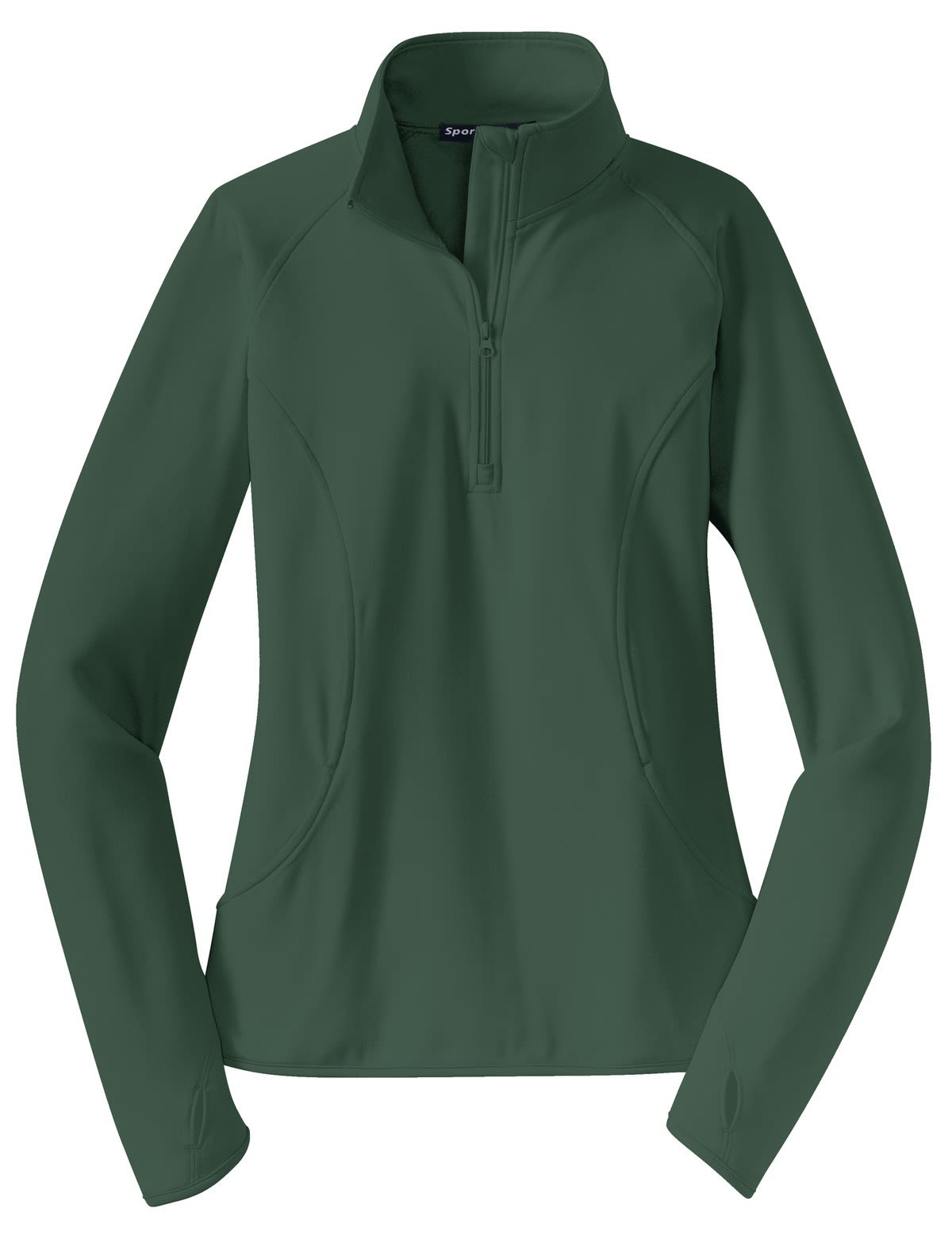 Sport-Tek Ladies Sport-Wick Stretch 1/2-Zip Pullover