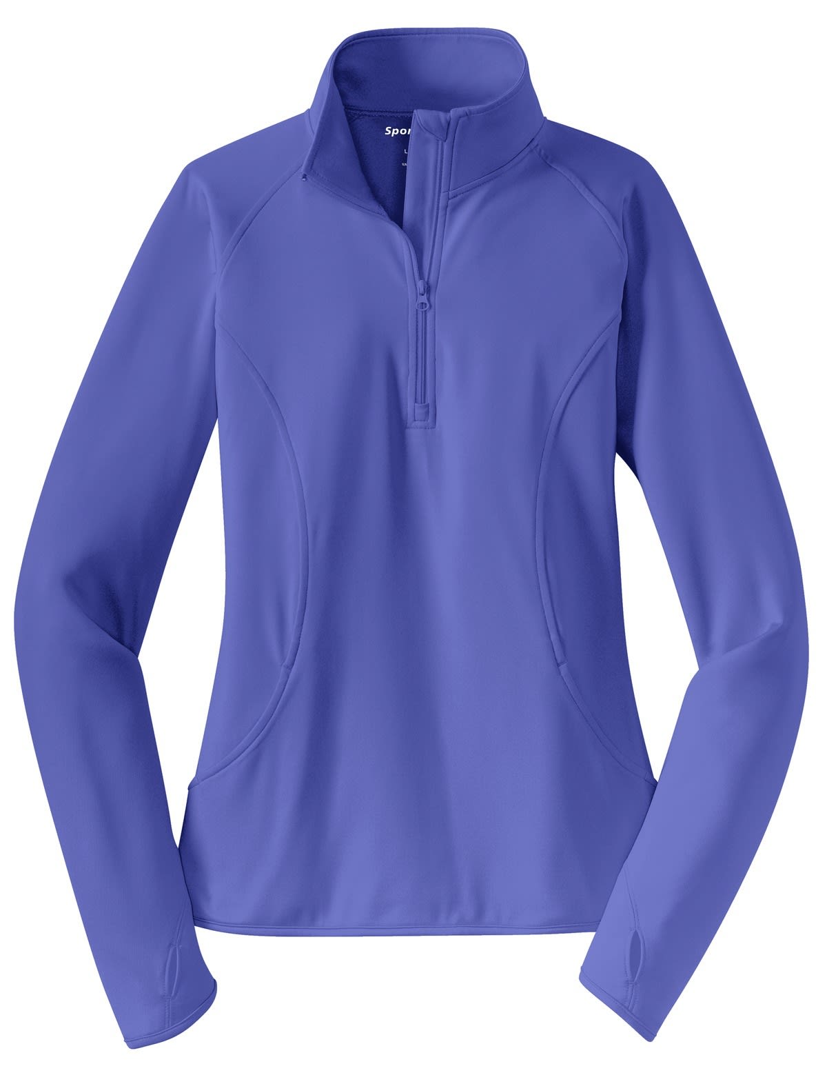 Sport-Tek Ladies Sport-Wick Stretch 1/2-Zip Pullover