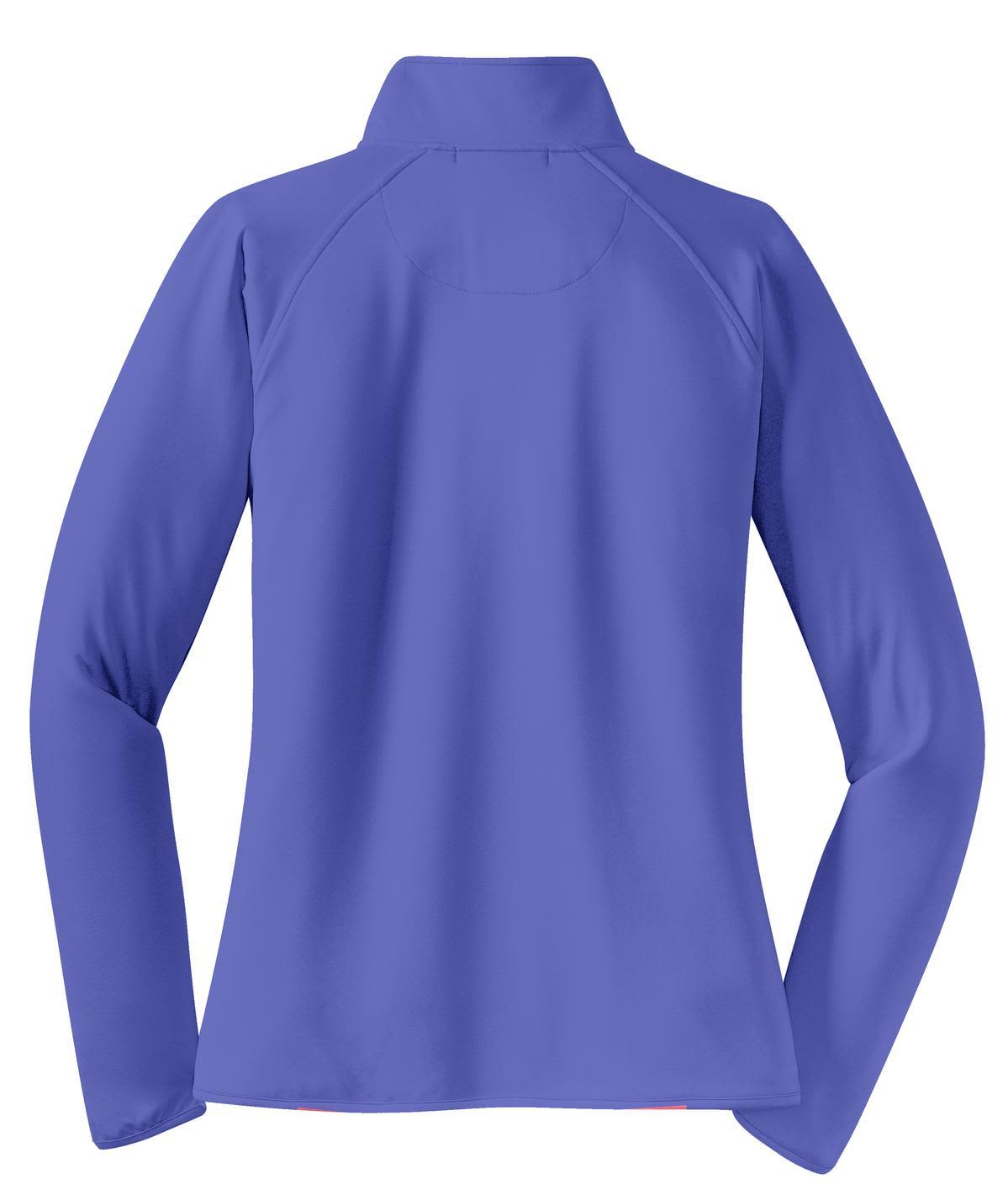 Sport-Tek Ladies Sport-Wick Stretch 1/2-Zip Pullover
