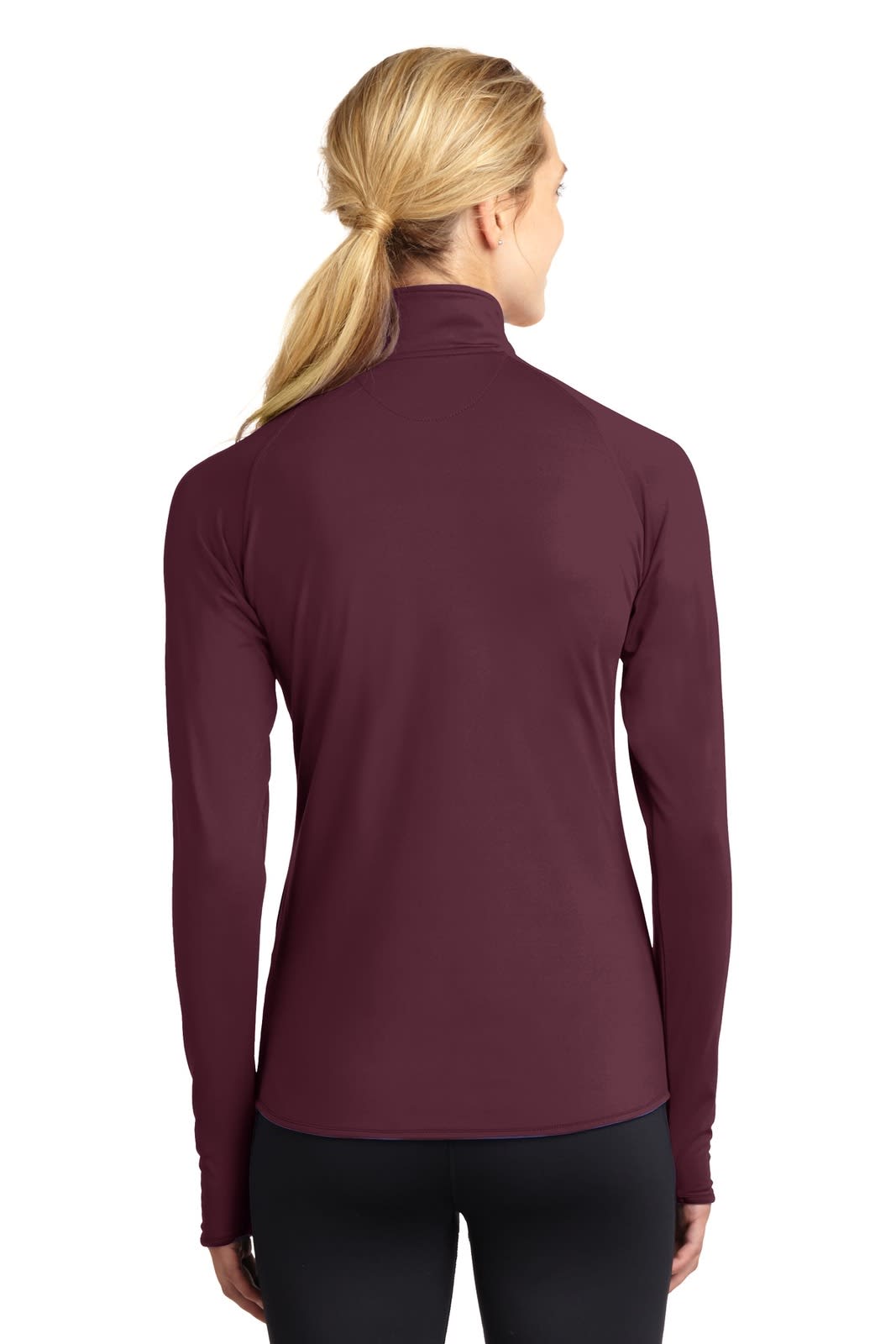 Sport-Tek Ladies Sport-Wick Stretch 1/2-Zip Pullover