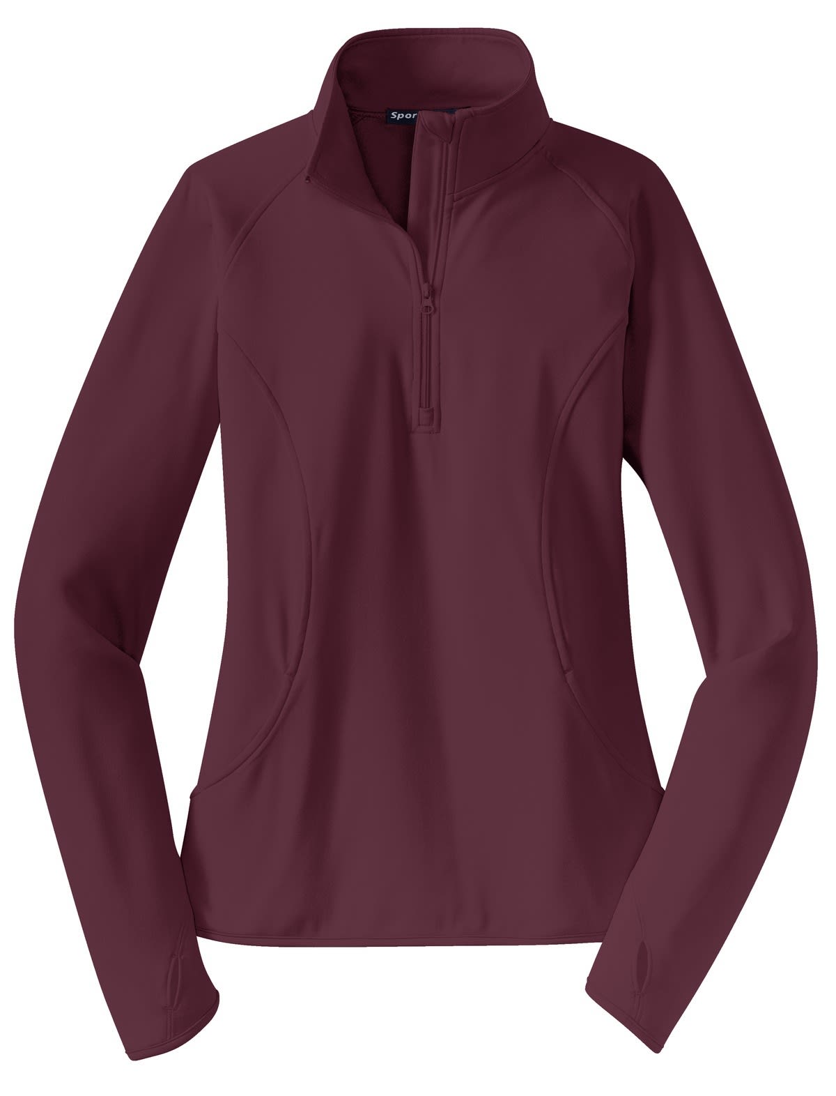 Sport-Tek Ladies Sport-Wick Stretch 1/2-Zip Pullover