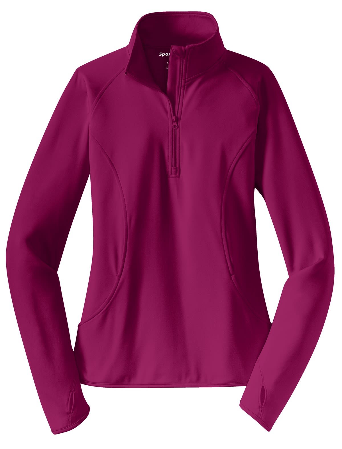 Sport-Tek Ladies Sport-Wick Stretch 1/2-Zip Pullover
