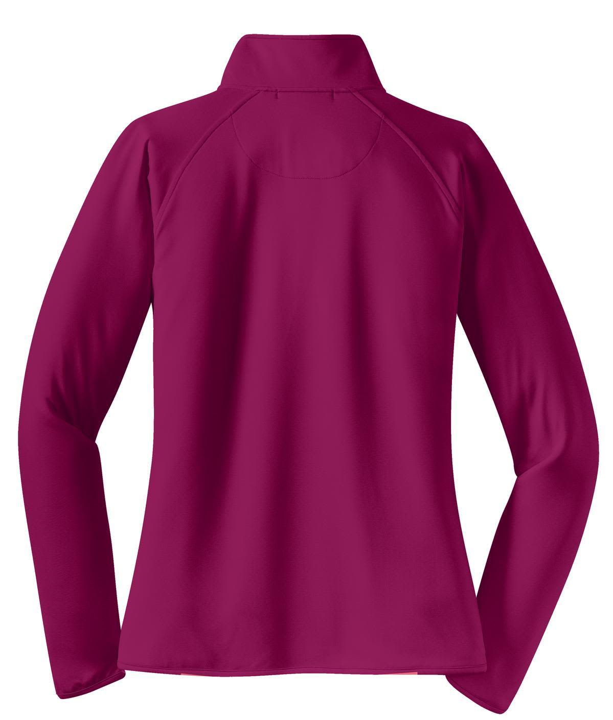 Sport-Tek Ladies Sport-Wick Stretch 1/2-Zip Pullover