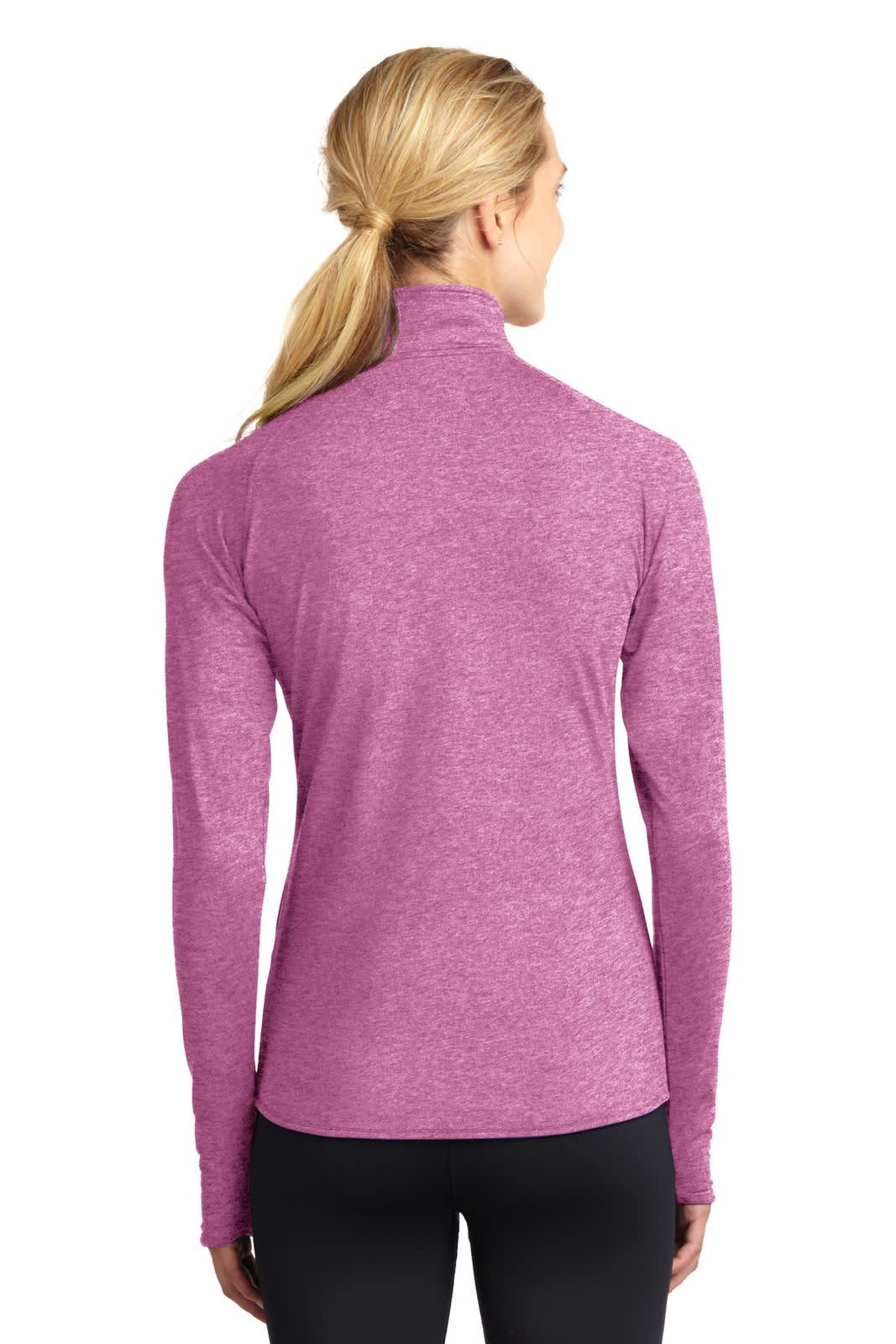 Sport-Tek Ladies Sport-Wick Stretch 1/2-Zip Pullover