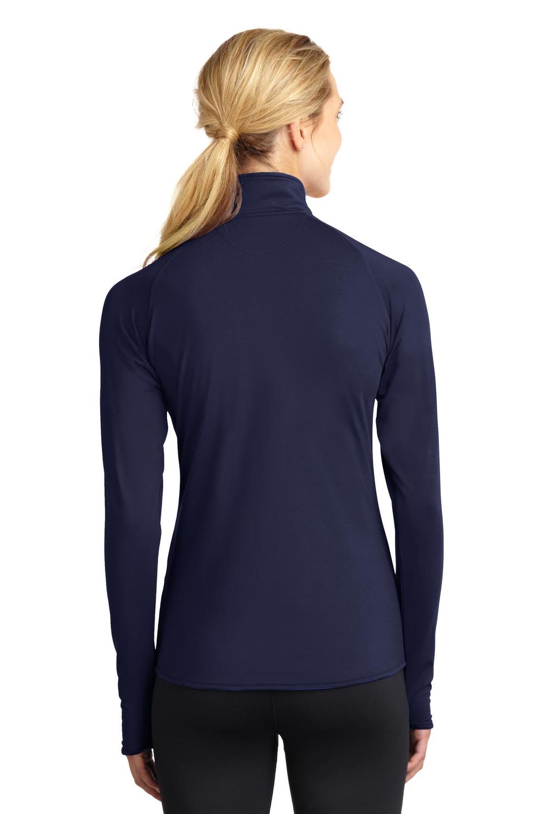 Sport-Tek Ladies Sport-Wick Stretch 1/2-Zip Pullover