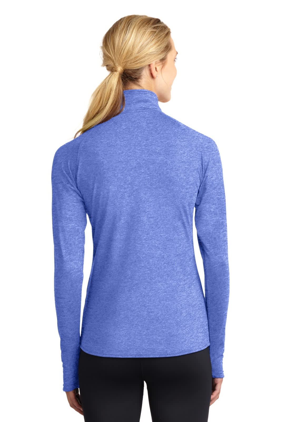 Sport-Tek Ladies Sport-Wick Stretch 1/2-Zip Pullover