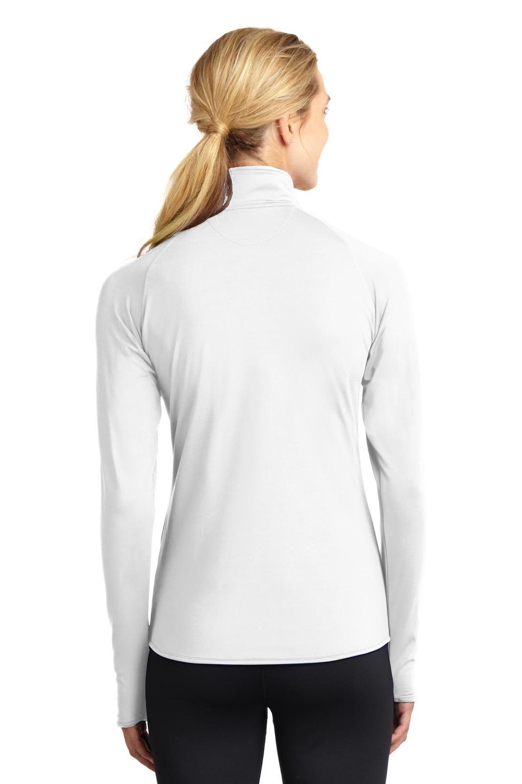 Sport-Tek Ladies Sport-Wick Stretch 1/2-Zip Pullover