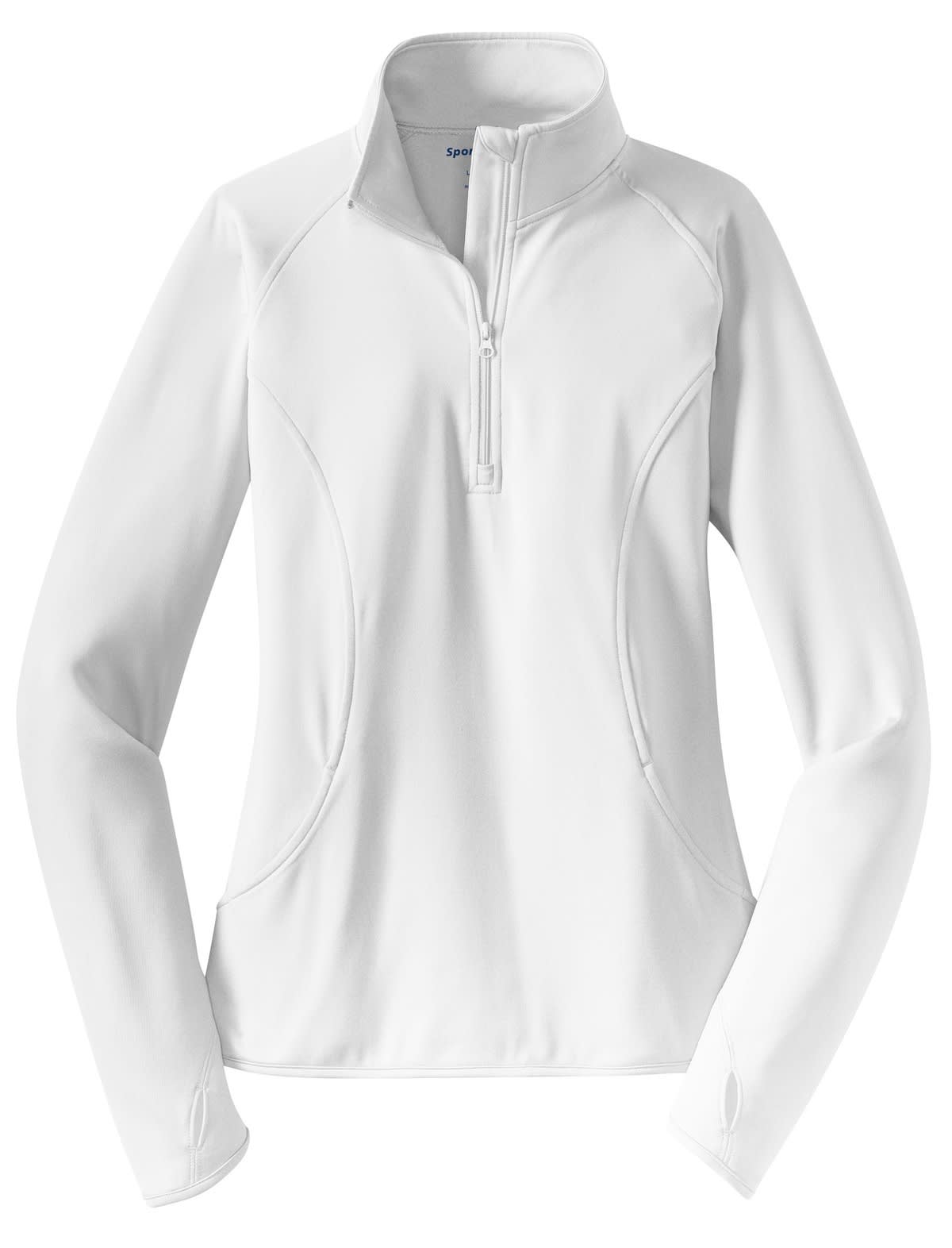 Sport-Tek Ladies Sport-Wick Stretch 1/2-Zip Pullover