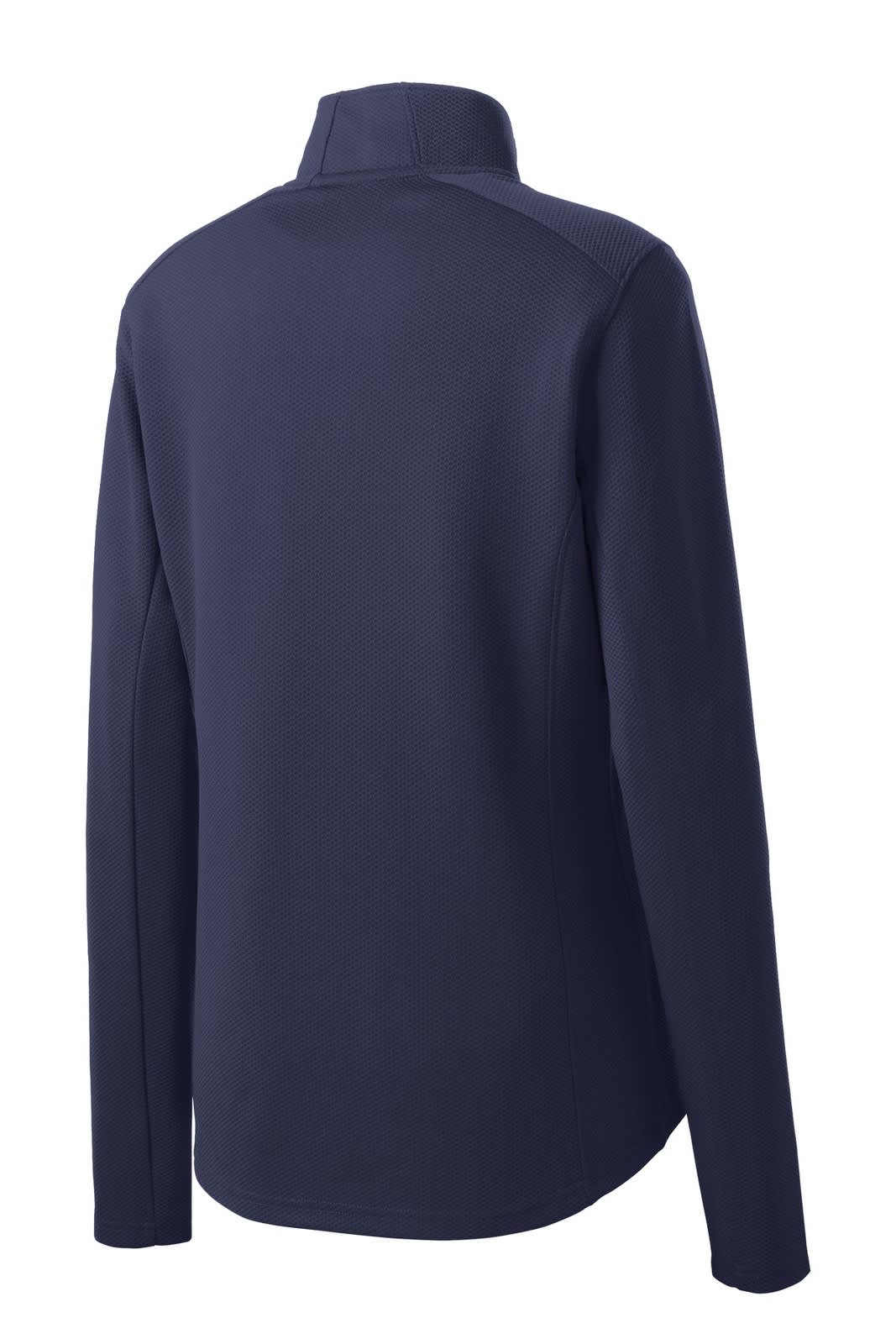 Sport-Tek Ladies Sport-Wick Textured 1/4-Zip Pullover