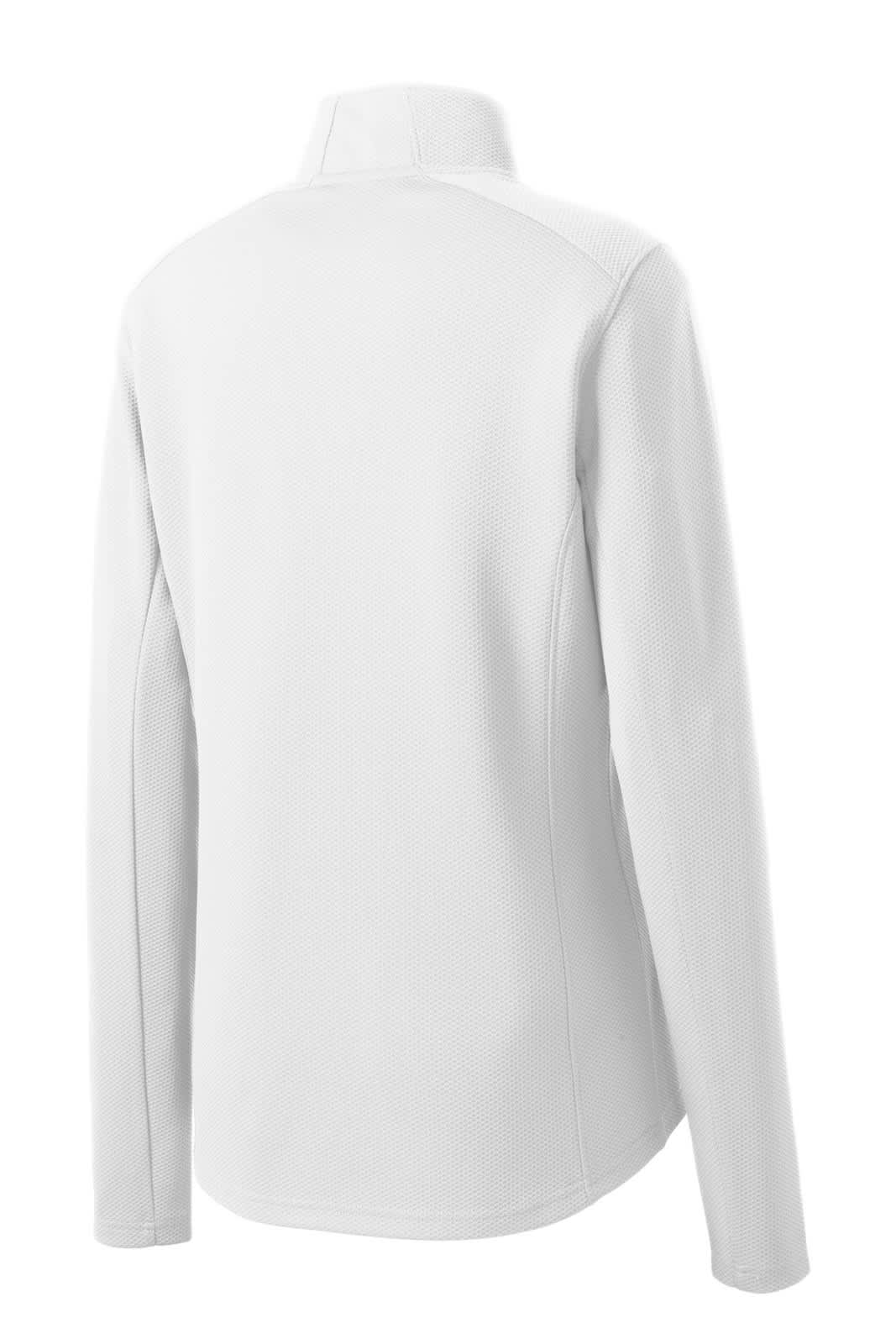 Sport-Tek Ladies Sport-Wick Textured 1/4-Zip Pullover