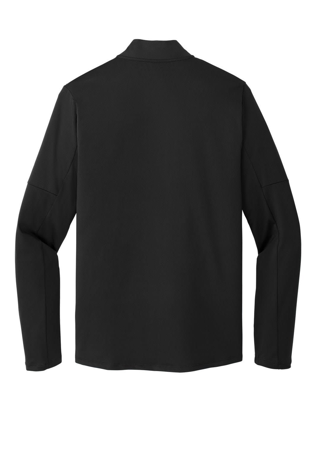 A black Nike Dri-FIT Element 1/2-Zip Top featuring a simple, sleek design and a branded logo.