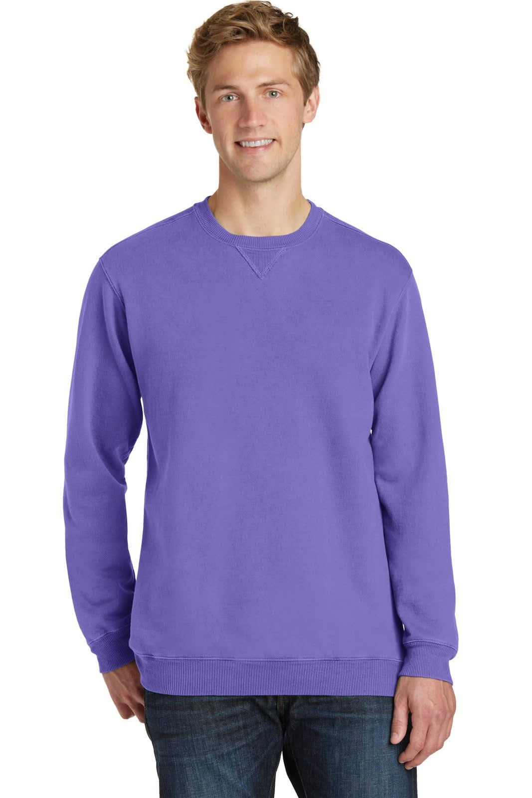 Port & Company Pigment-Dyed Crewneck Sweatshirt
