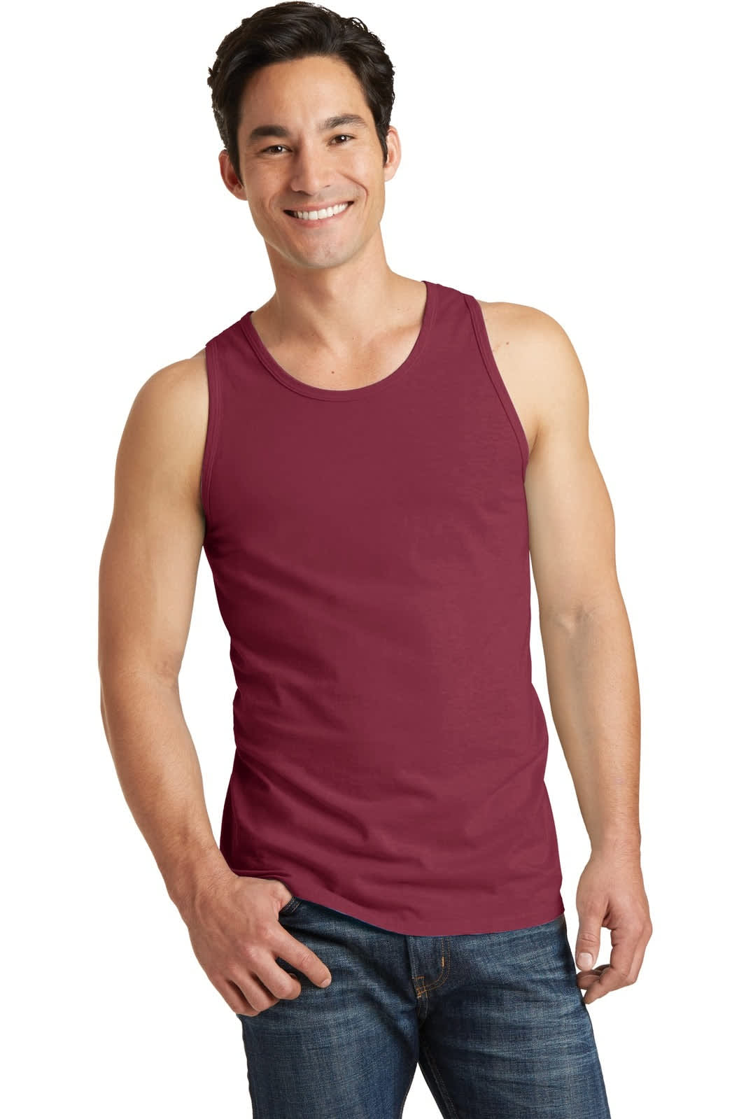 Port & Company Pigment-Dyed Tank Top - PC099TT Image Merlot
