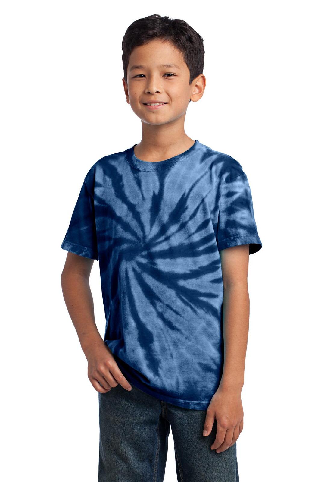 Port & Company - Youth Tie-Dye Tee - PC147Y Image Navy