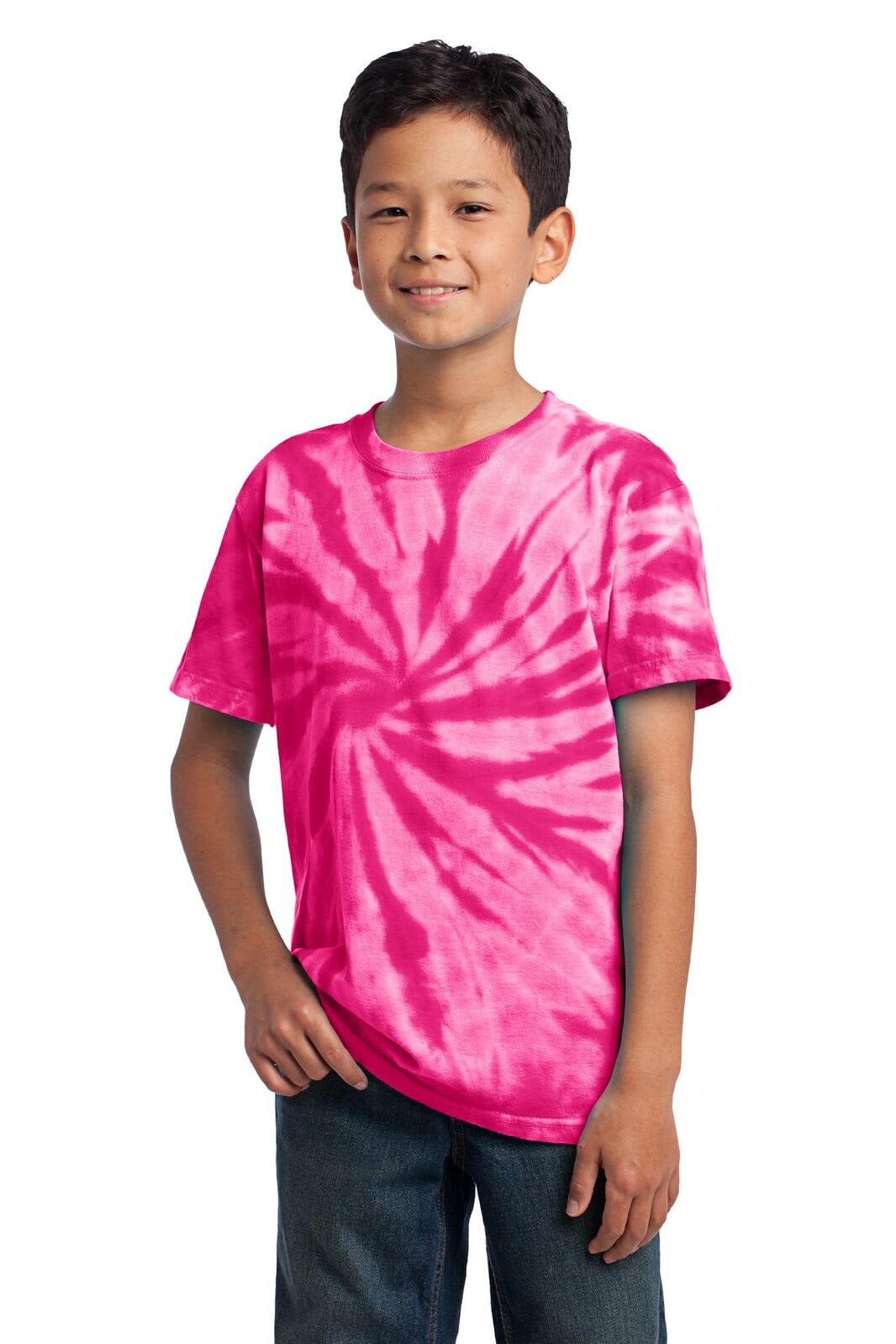 Port & Company - Youth Tie-Dye Tee - PC147Y Image Pink
