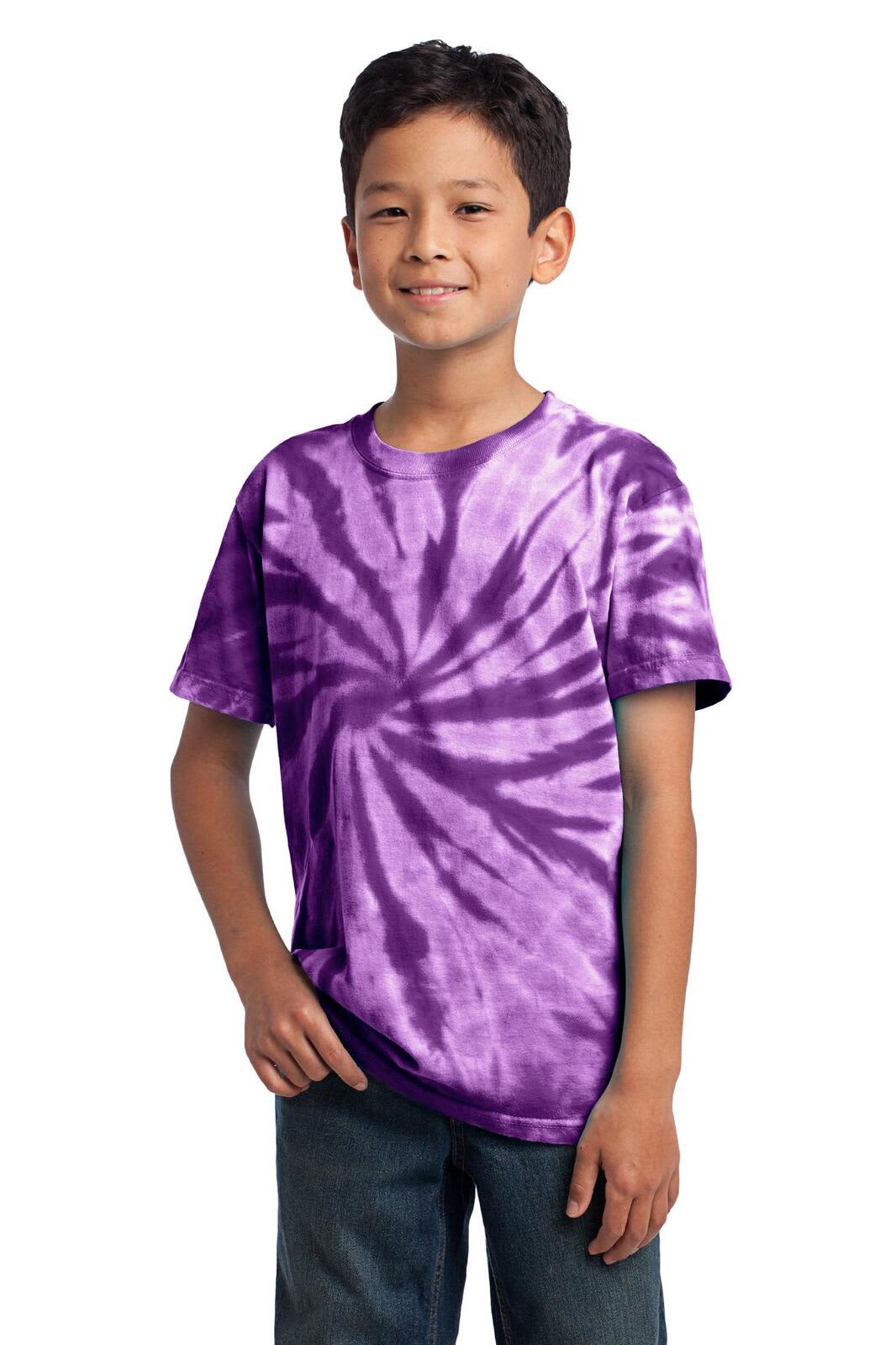 Port & Company - Youth Tie-Dye Tee - PC147Y Image Purple