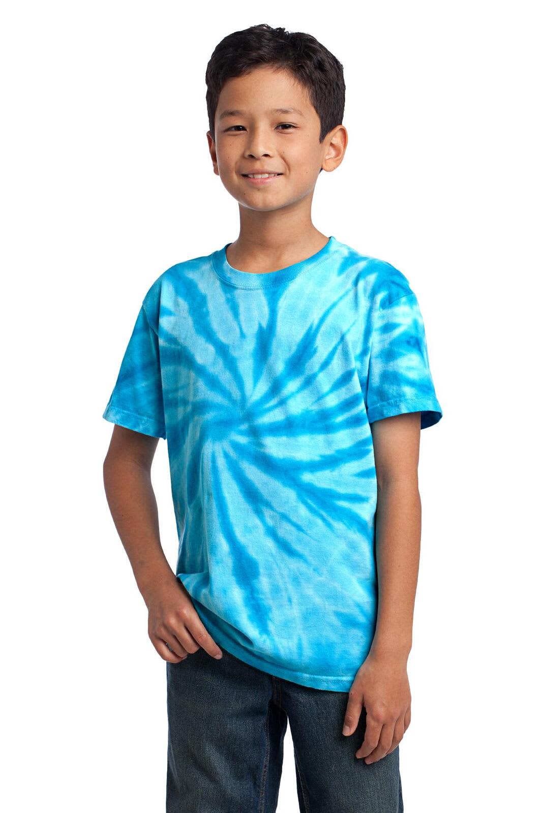 Port & Company - Youth Tie-Dye Tee - PC147Y Image Turquoise