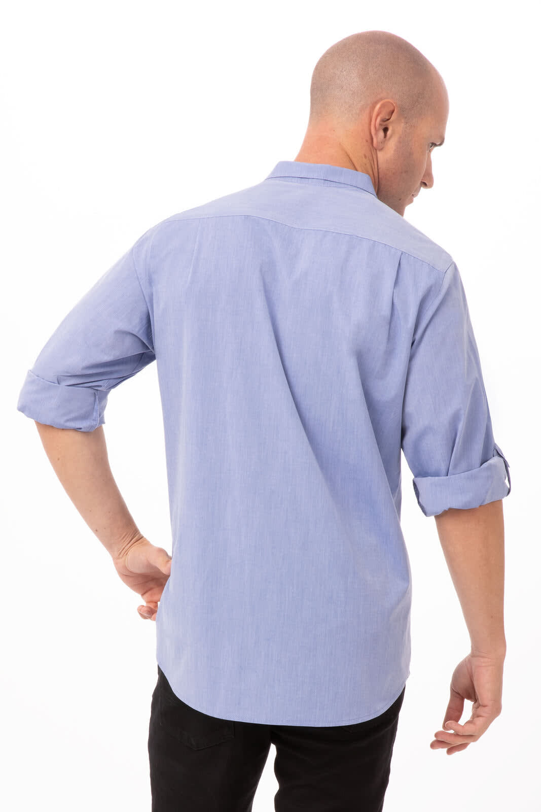 Modern Chambray Men's Dress Shirt