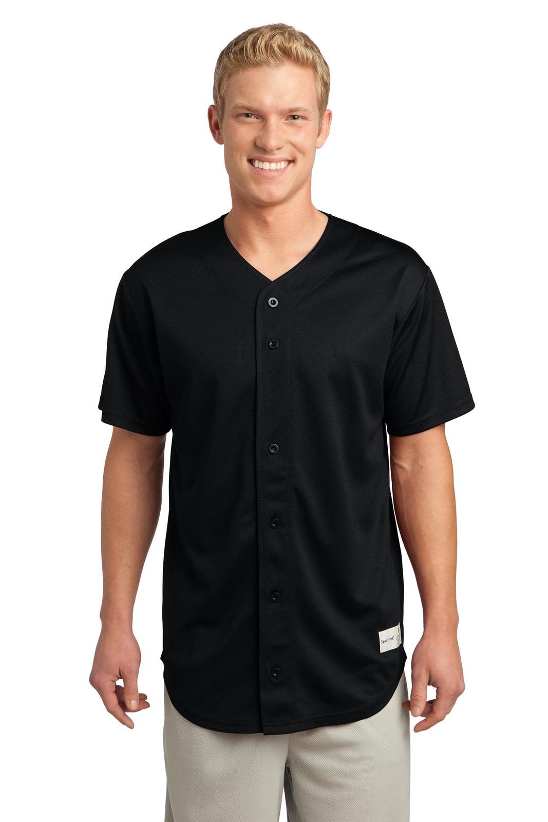 Sport-Tek PosiCharge Tough Mesh Full-Button Jersey