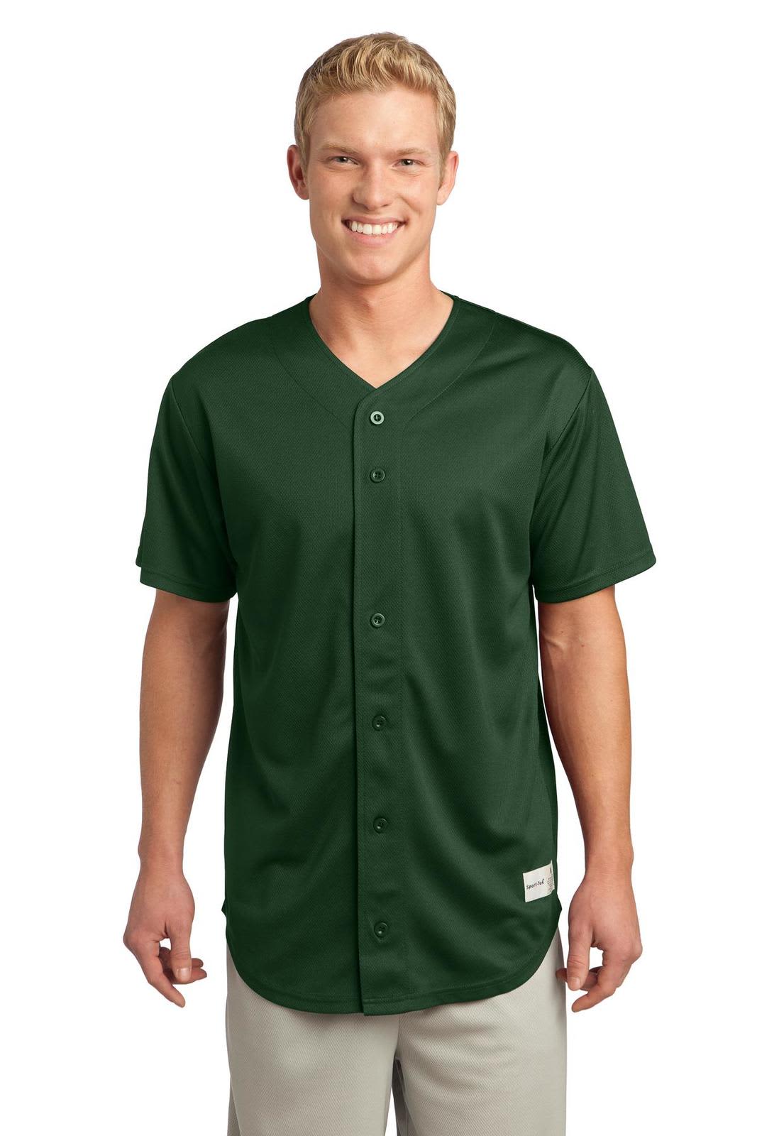 Sport-Tek PosiCharge Tough Mesh Full-Button Jersey