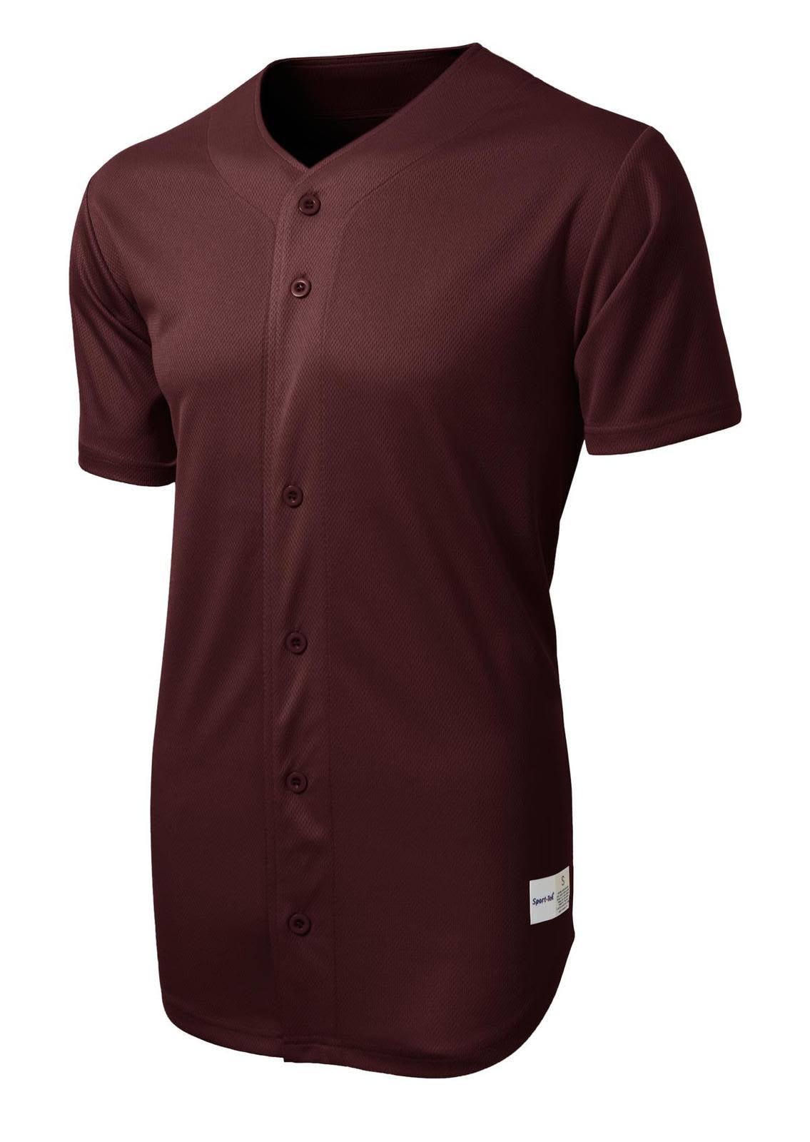 Sport-Tek PosiCharge Tough Mesh Full-Button Jersey