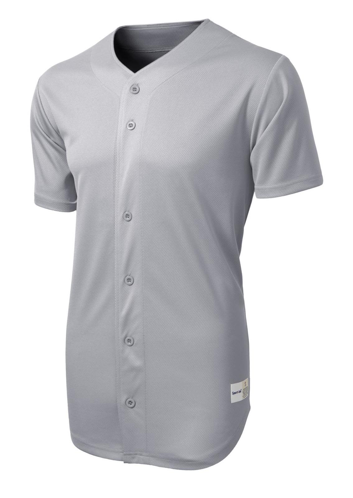 Sport-Tek PosiCharge Tough Mesh Full-Button Jersey