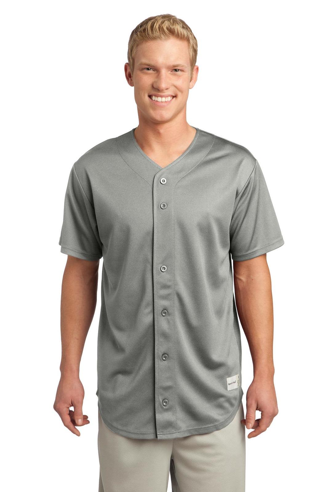 Sport-Tek PosiCharge Tough Mesh Full-Button Jersey