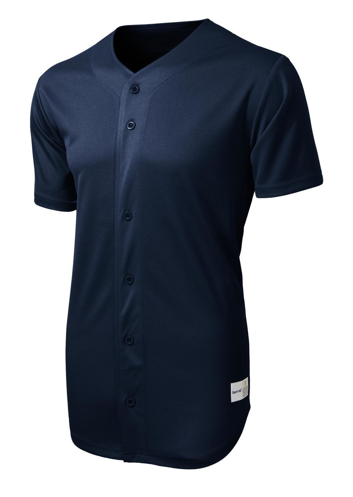 Sport-Tek PosiCharge Tough Mesh Full-Button Jersey