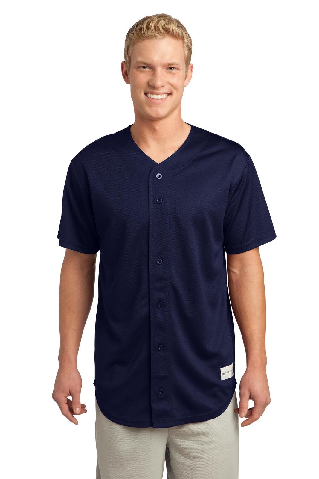 Sport-Tek PosiCharge Tough Mesh Full-Button Jersey