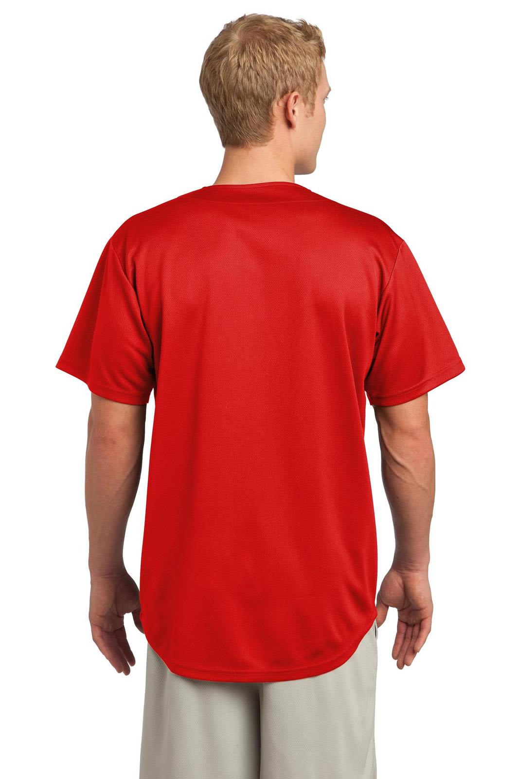 Sport-Tek PosiCharge Tough Mesh Full-Button Jersey