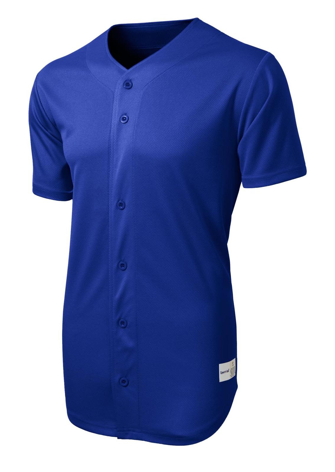 Sport-Tek PosiCharge Tough Mesh Full-Button Jersey