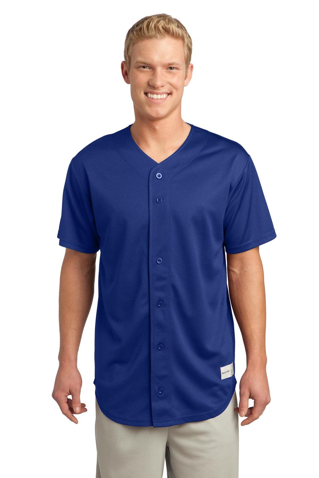 Sport-Tek PosiCharge Tough Mesh Full-Button Jersey