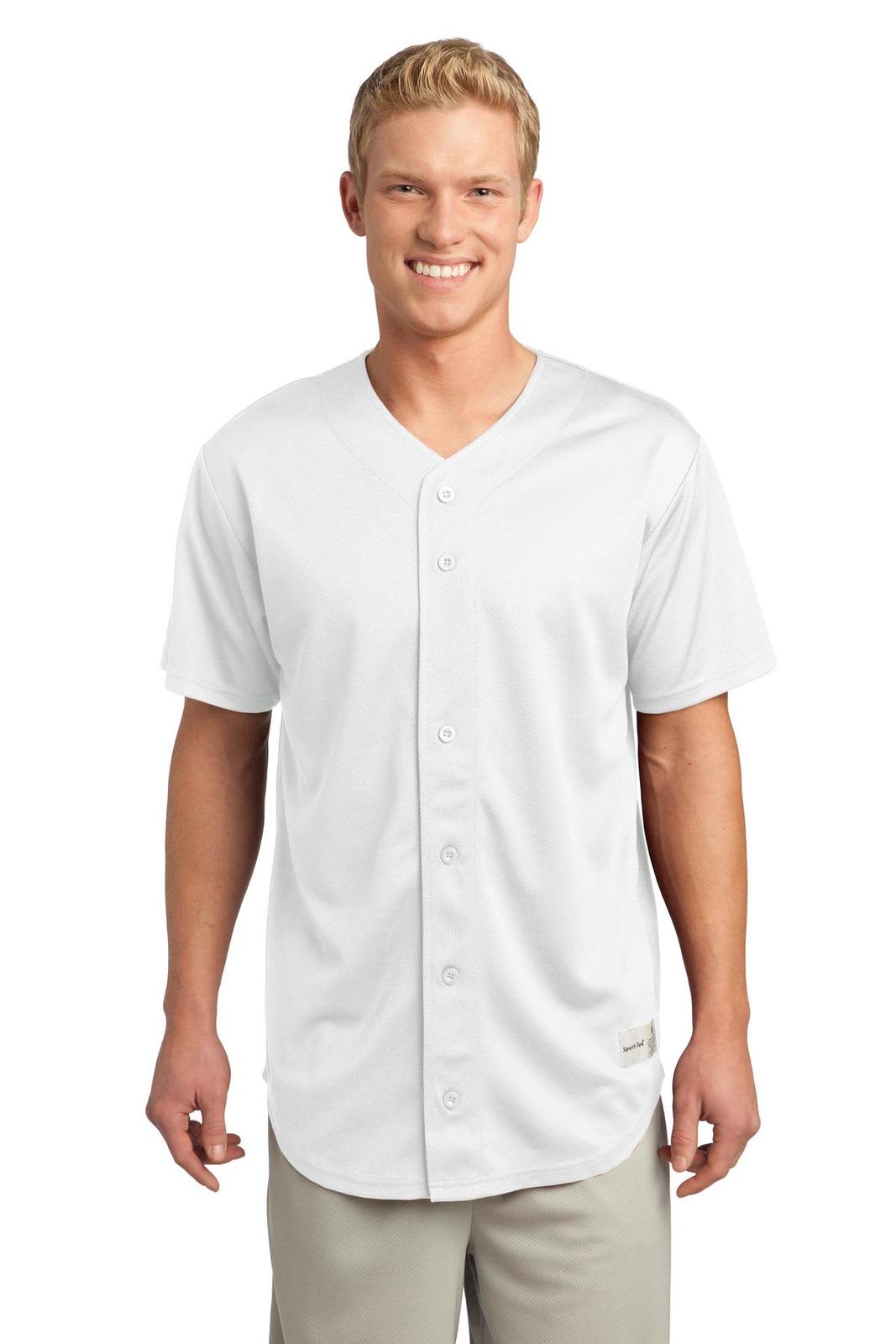 Sport-Tek PosiCharge Tough Mesh Full-Button Jersey