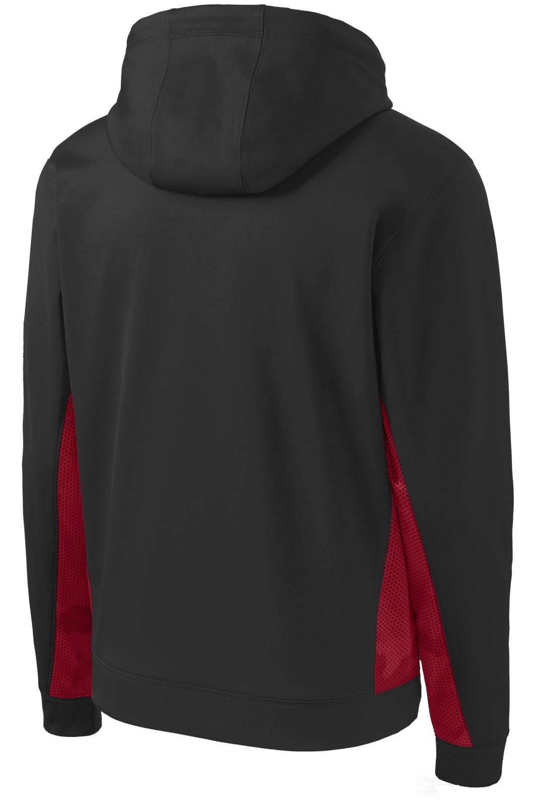 Sport-Tek Sport-Wick CamoHex Fleece Colorblock Hooded Pullover