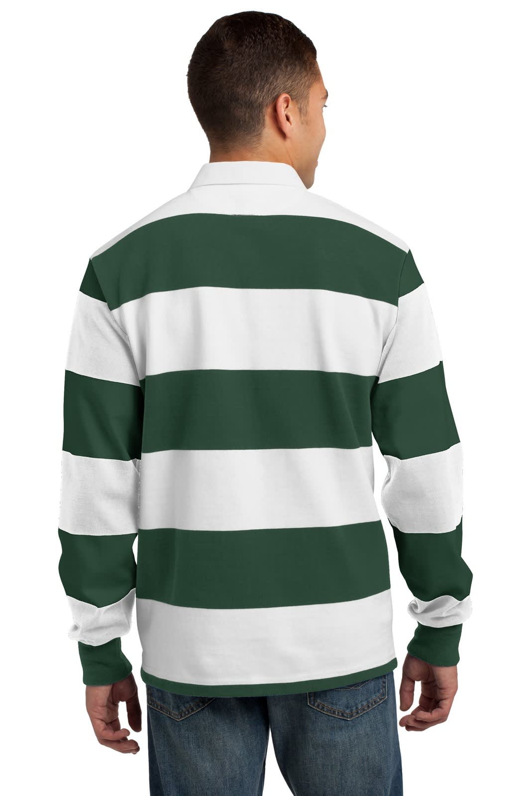 Sport-Tek Classic Long Sleeve Rugby Polo