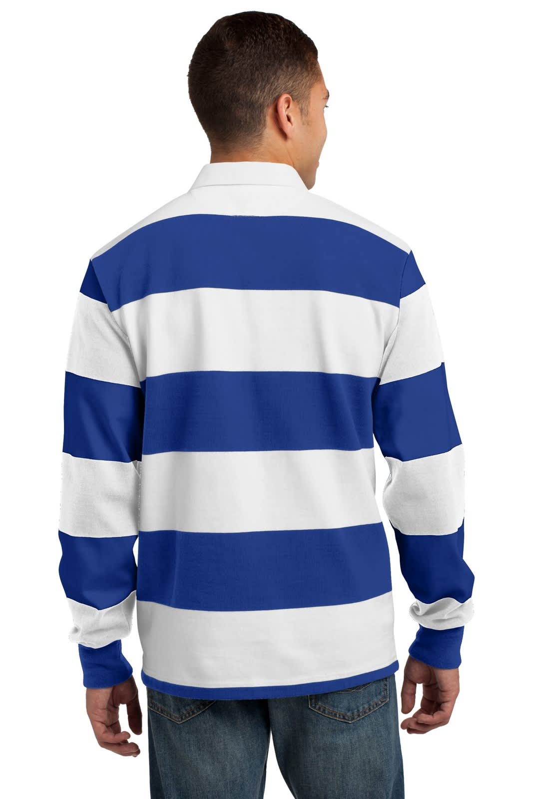Sport-Tek Classic Long Sleeve Rugby Polo