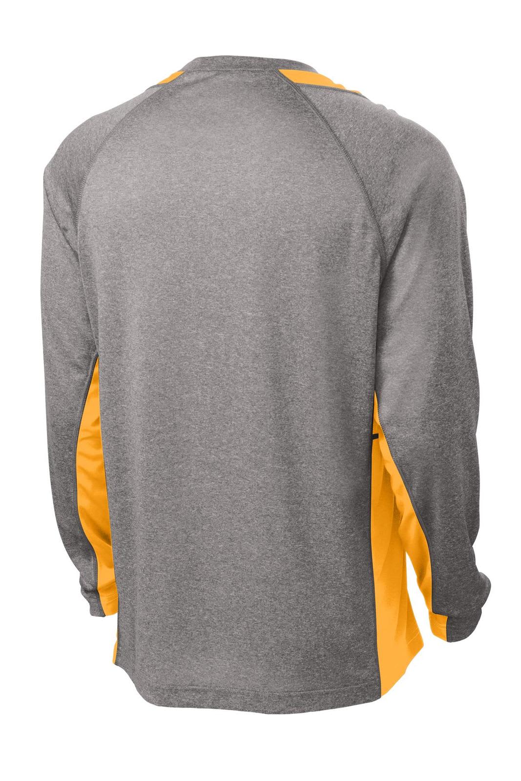 Sport-Tek Long Sleeve Heather Colorblock Contender Tee