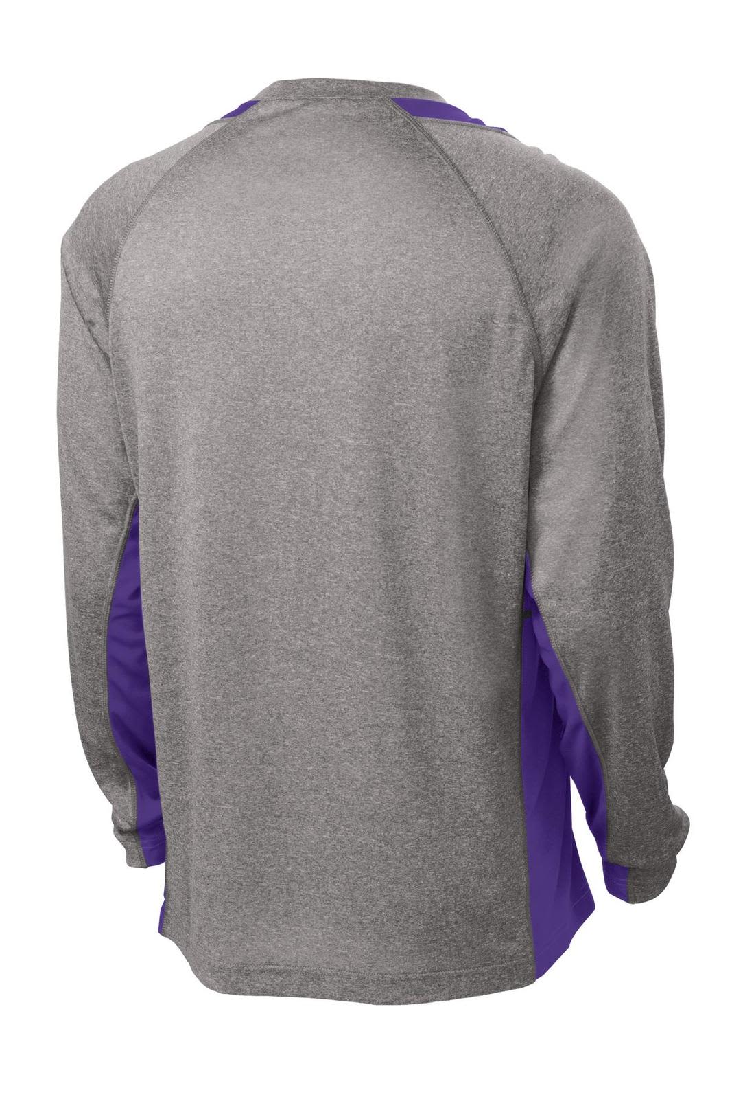 Sport-Tek Long Sleeve Heather Colorblock Contender Tee