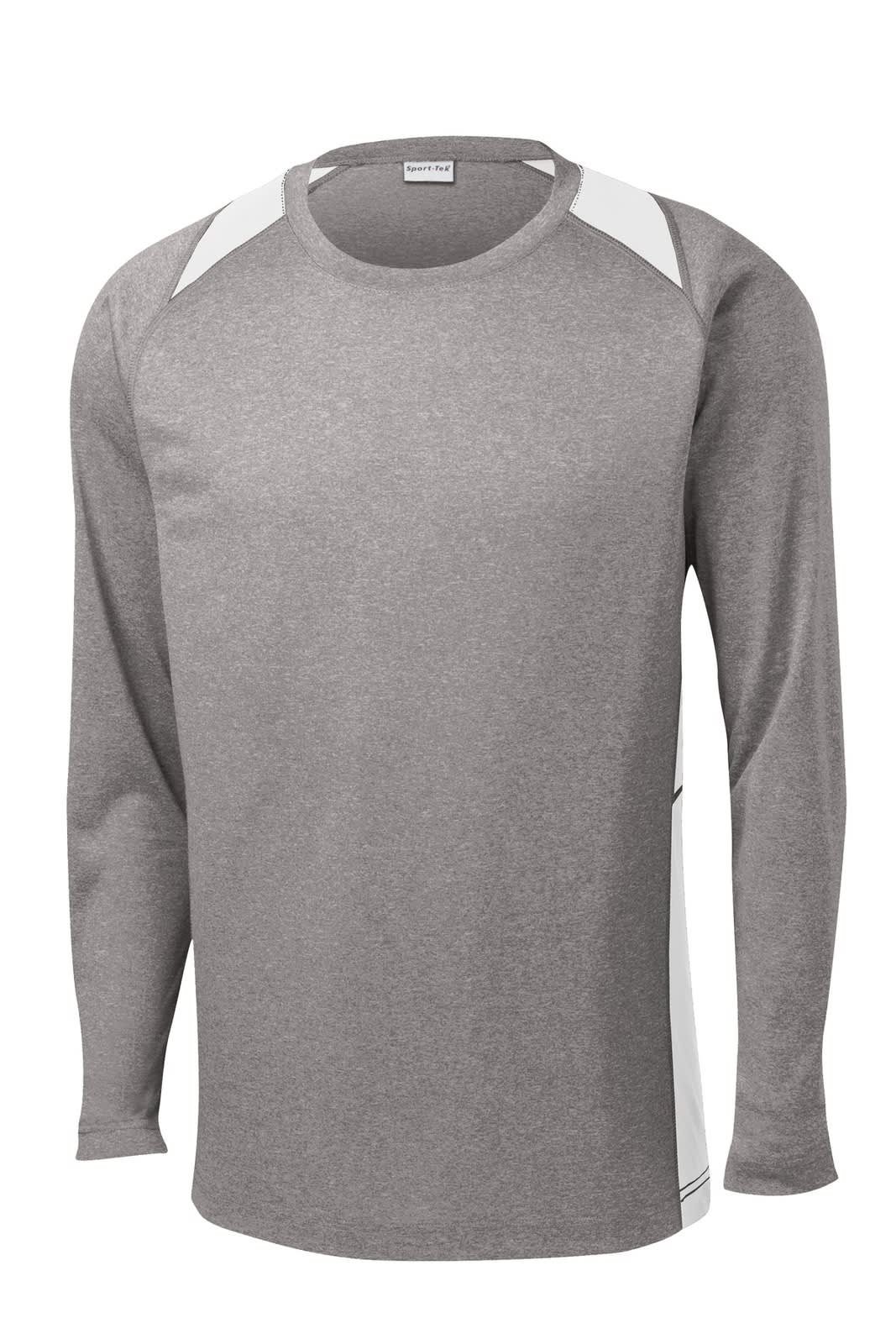 Sport-Tek Long Sleeve Heather Colorblock Contender Tee
