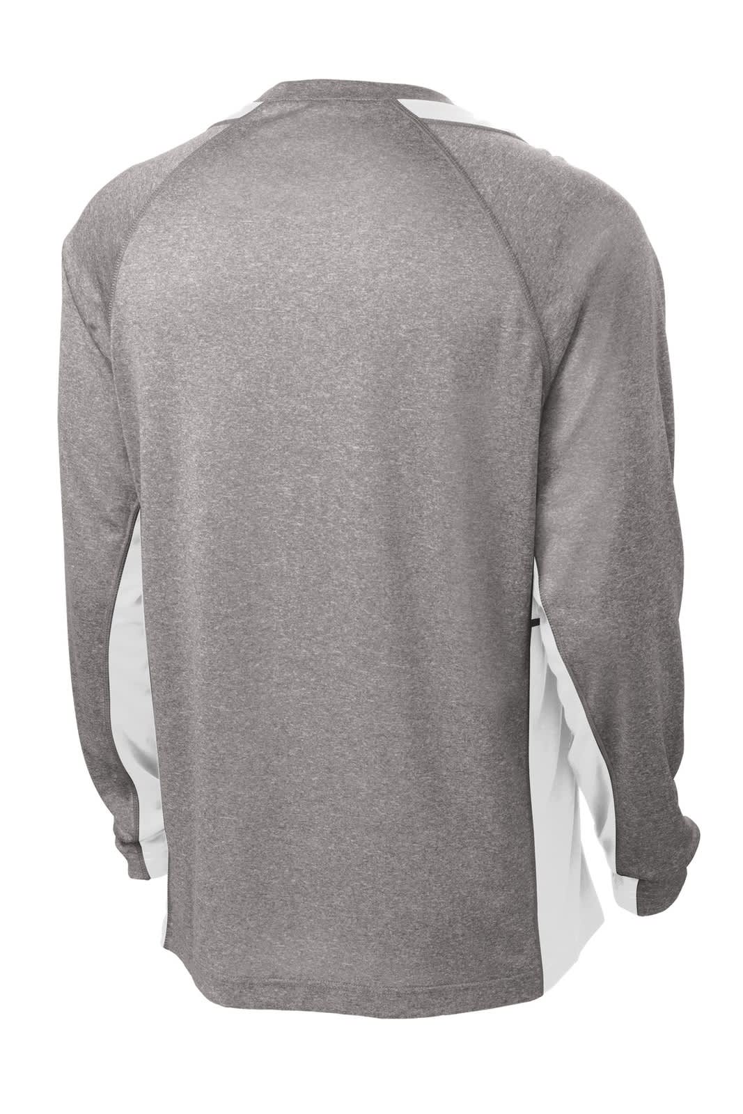 Sport-Tek Long Sleeve Heather Colorblock Contender Tee