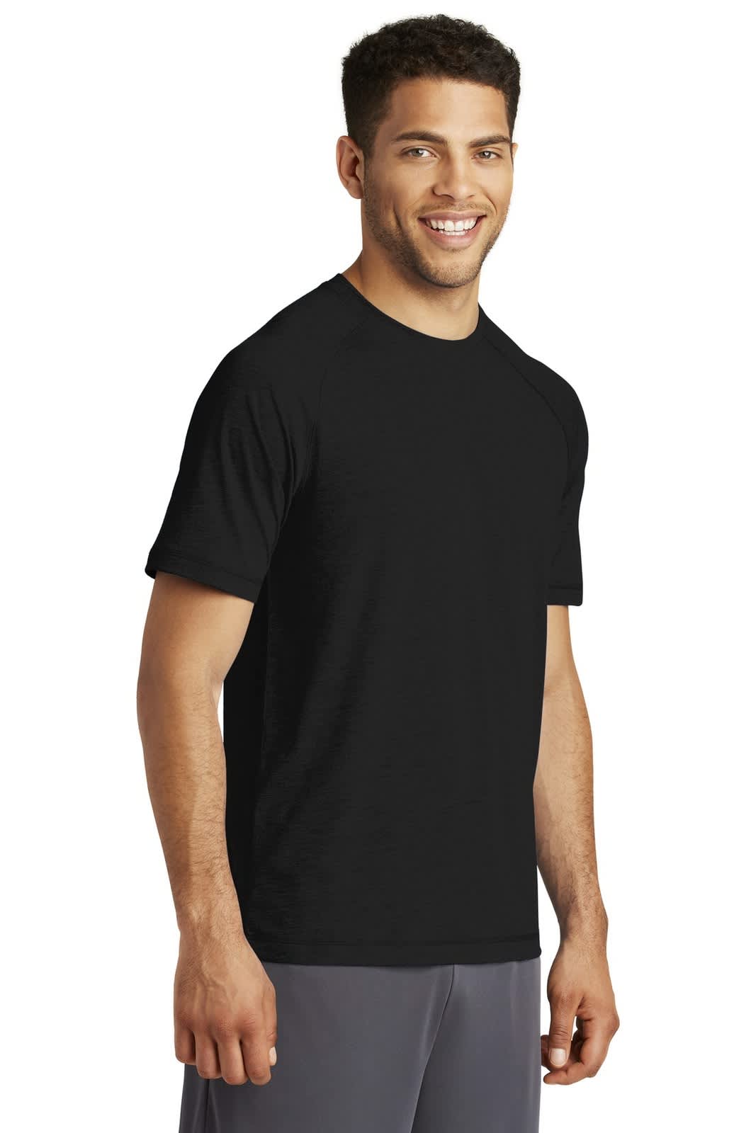 Sport-Tek PosiCharge Tri-Blend Wicking Raglan Tee