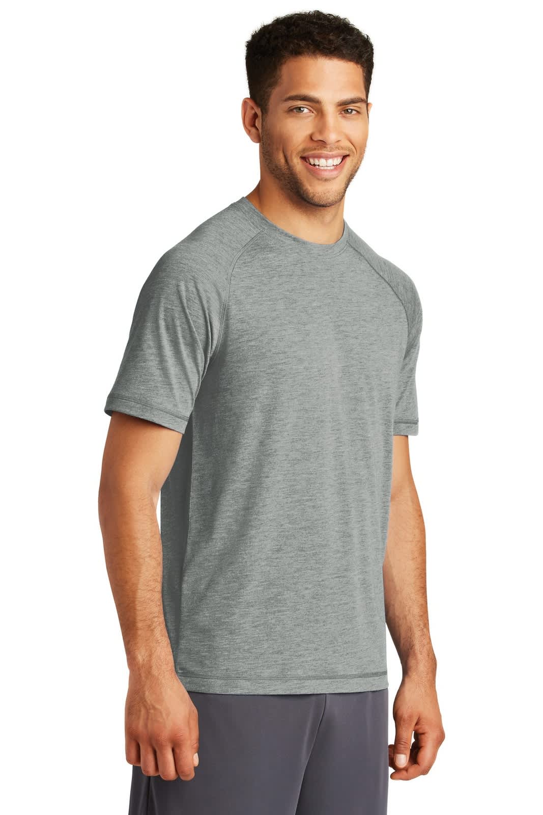 Sport-Tek PosiCharge Tri-Blend Wicking Raglan Tee