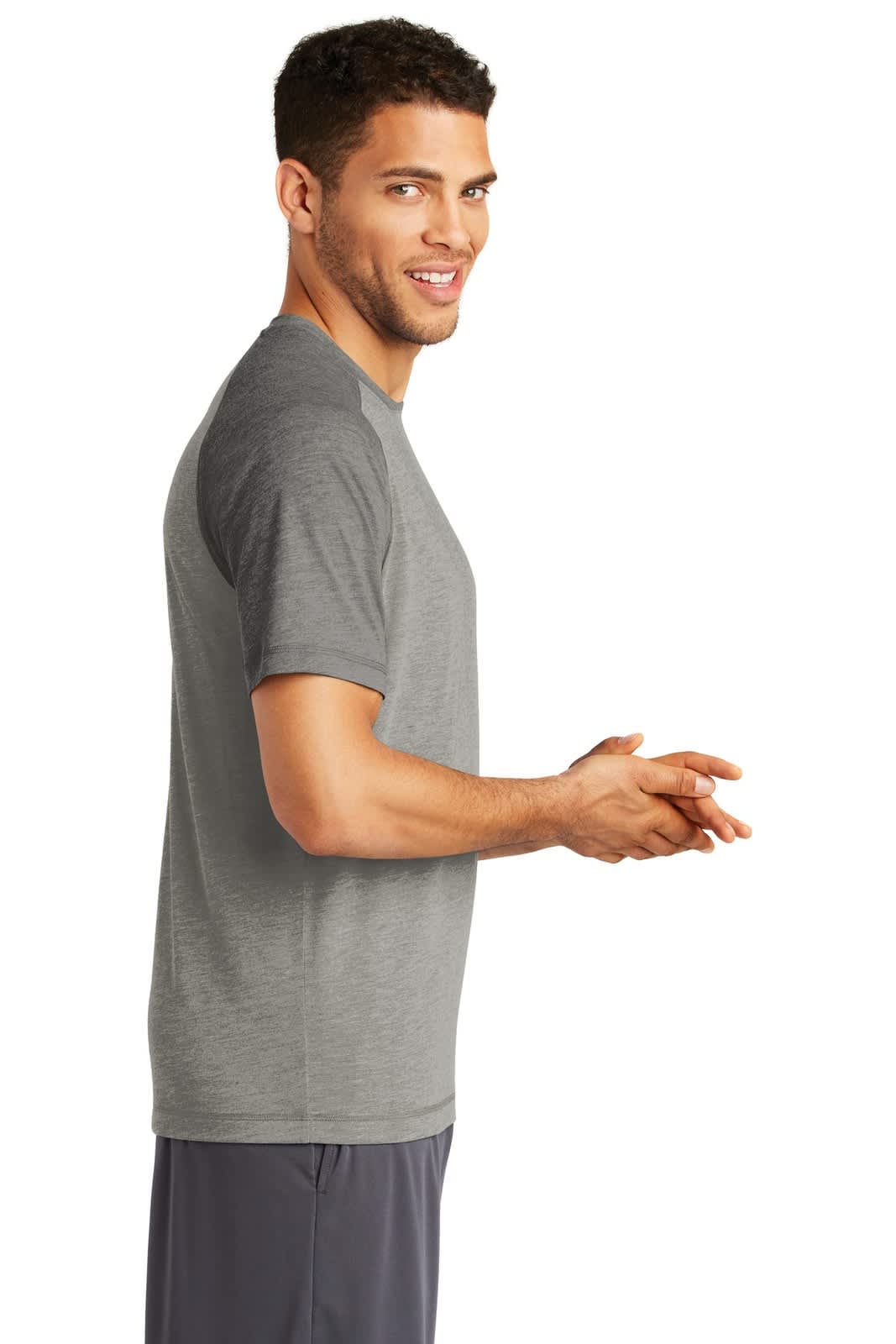 Sport-Tek PosiCharge Tri-Blend Wicking Raglan Tee