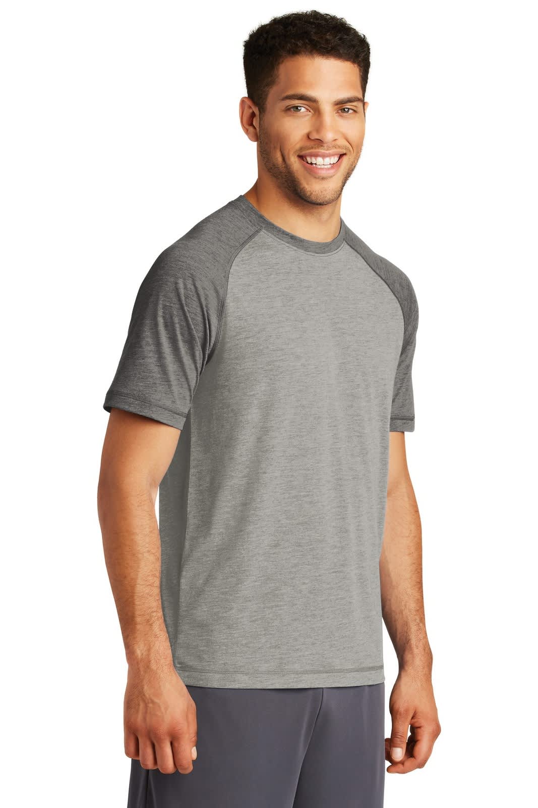 Sport-Tek PosiCharge Tri-Blend Wicking Raglan Tee